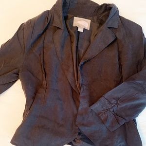 Cropped Dark Green Blazer